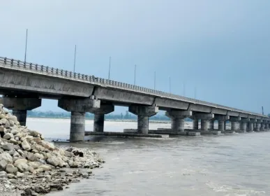 कञ्चनपुरस्थीत महाकाली चार लेन पुलको काम ८१ प्रतिशत सम्पन्न