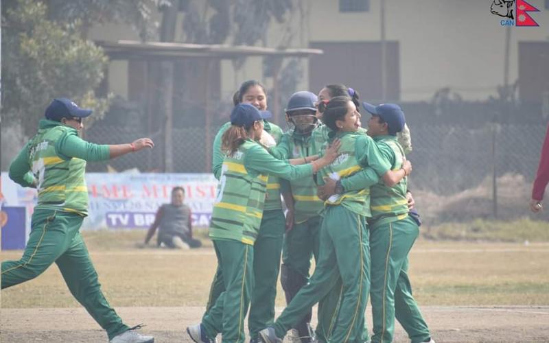 प्रदेश एकलाई हराउँदै सुदूरपश्चिम पहिलो पटक प्रधानमन्त्री कप महिला क्रिकेटको च्याम्पियन
