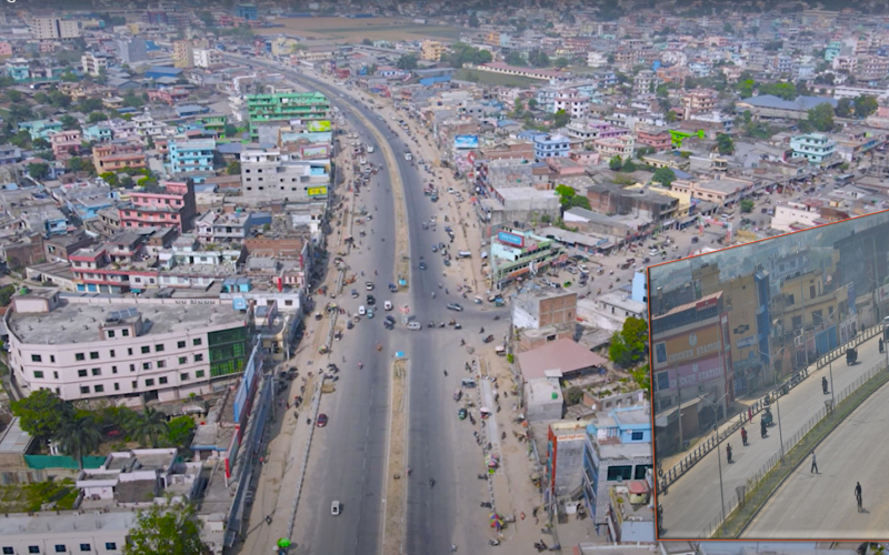 धनगढी-अत्तरिया ६ लेन सडकले फेरियो धनगढीको मुहार