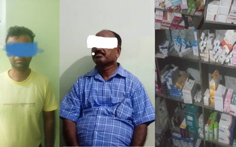 कञ्चनपुरमा अनुमतिबिना औषधि पसल सञ्चालन गरी उपचार गर्ने दुई जना पक्राउ