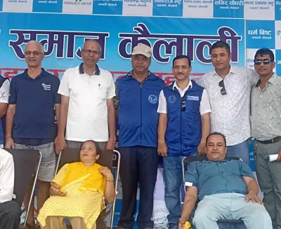 बैतडी समाज कैलालीको रक्तदान कार्यक्रममा ११८ जनाद्धारा रगतदान